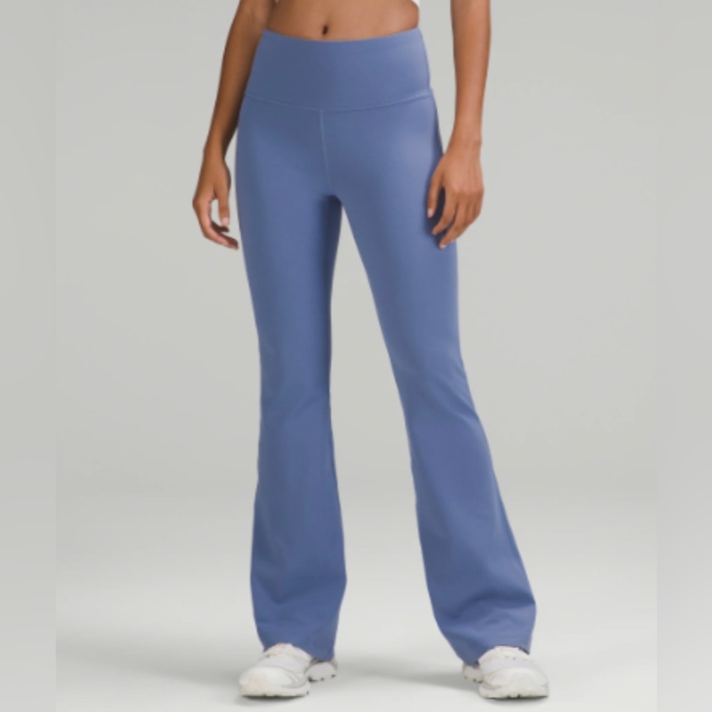 Lululemon Blue Super High-Rise Flared Pant Nulu